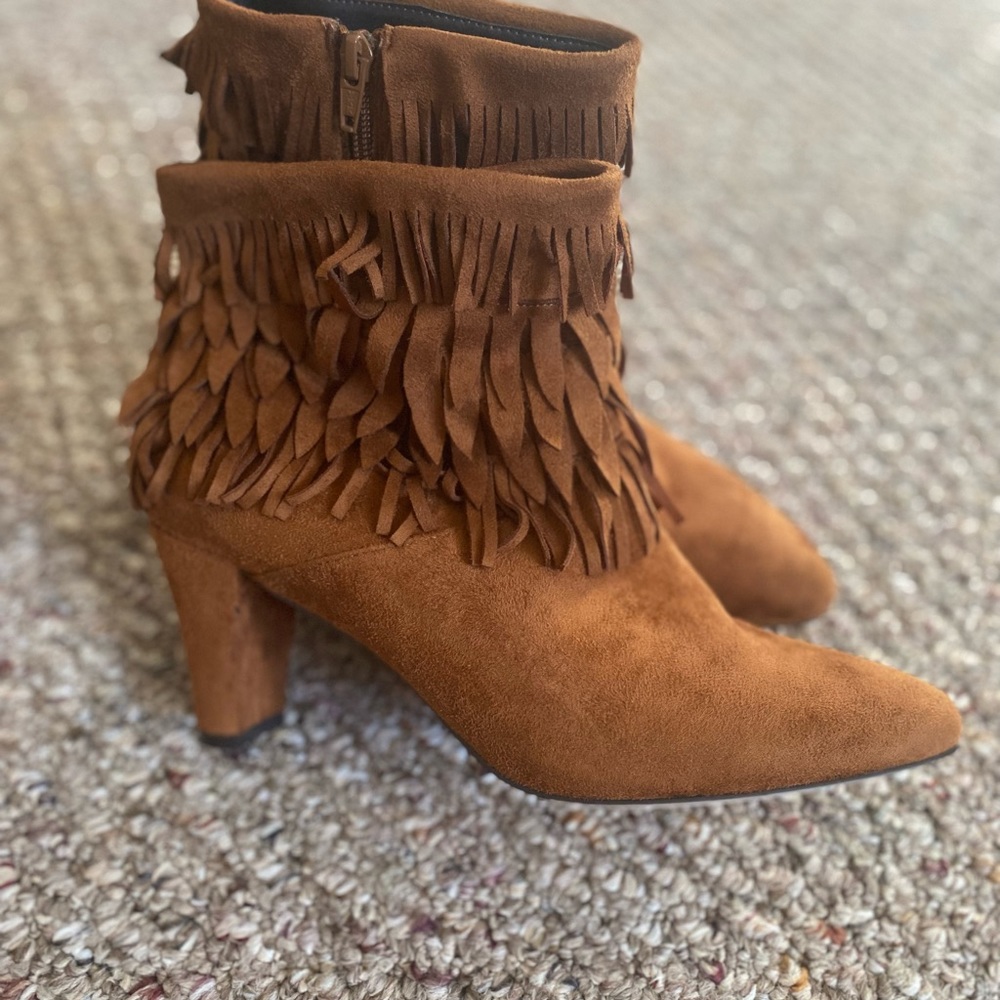 Frilly combat booties 10
